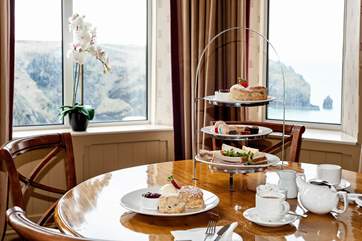 Time for afternoon tea at Mullion Cove Hotel?