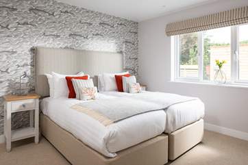 This bedroom has 'zip and link' beds (Bedroom 2).