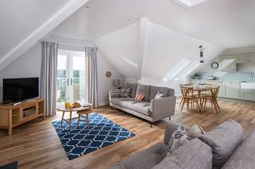 Enjoy the views from the open plan living space.