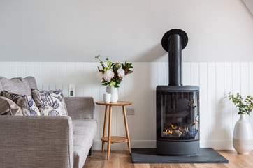 Perfect all year round, snuggle up with a hot chocolate in front of the fire and watch the storms.