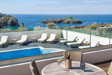 Admire the beautiful coastline from the hotel's spa.