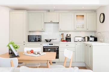 An example of open plan living with a fabulous kitchen.