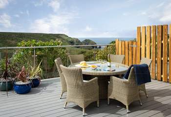 Enjoy any meal on the fabulous terrace.