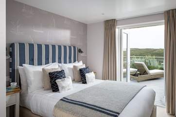 Open the doors and enjoy the sea breeze.