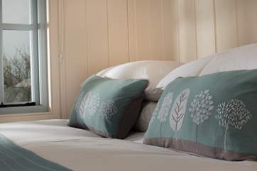 ...complete with lovely linens, a true home-from-home.