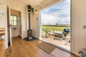 Let the outside in and take in the fresh air - bliss!