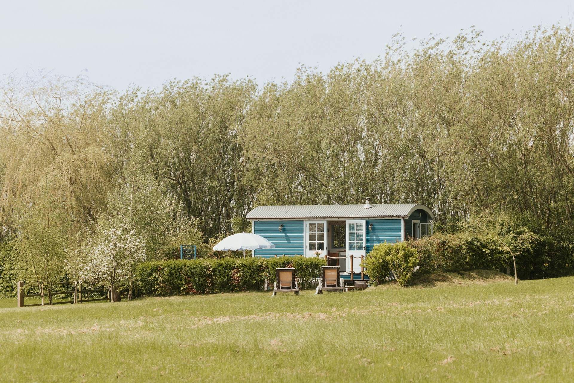 The meadow where the hut sits is one and a half acres and is solely yours to enjoy throughout your stay. 