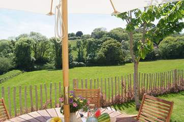 The view from the terrace.