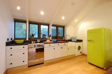 The kitchen in The Sail Loft.