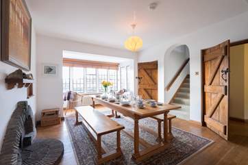 Plenty of space for family dining.