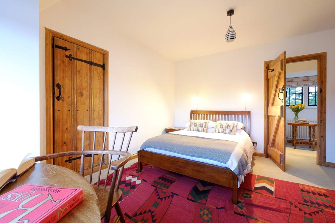 Charming bedroom 2 has a double bed.