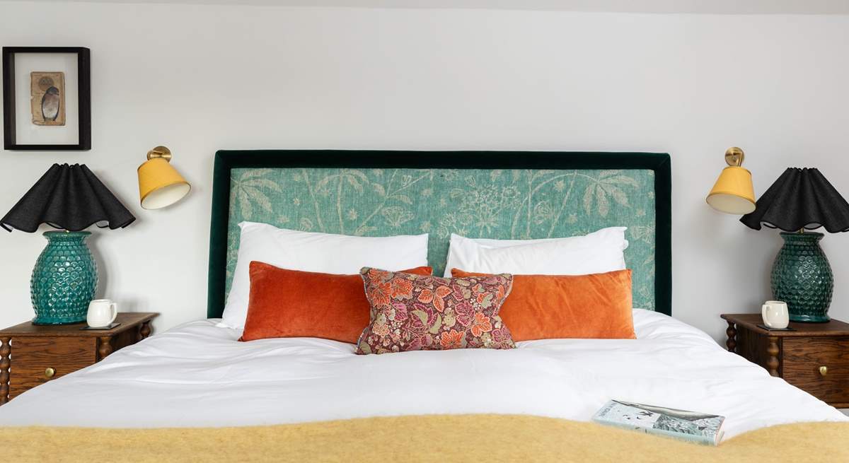 Luxury linens and a super comfy bed awaits you.