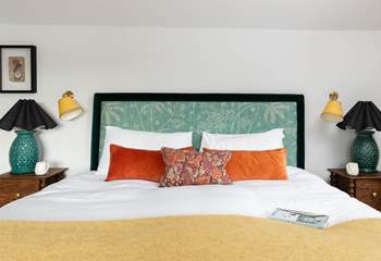 Luxury linens and a super comfy bed awaits you.