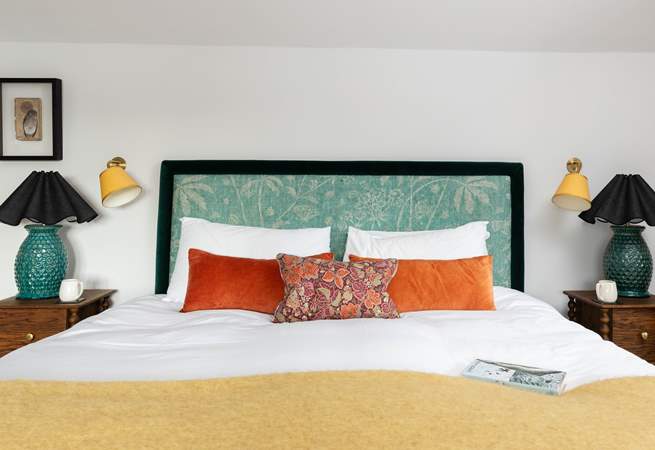 Luxury linens and a super comfy bed awaits you.