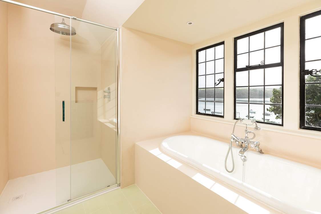 Enjoy a relaxing bath.