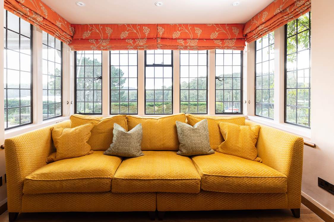 There are lots of different spots to sit and relax. You are on holiday!