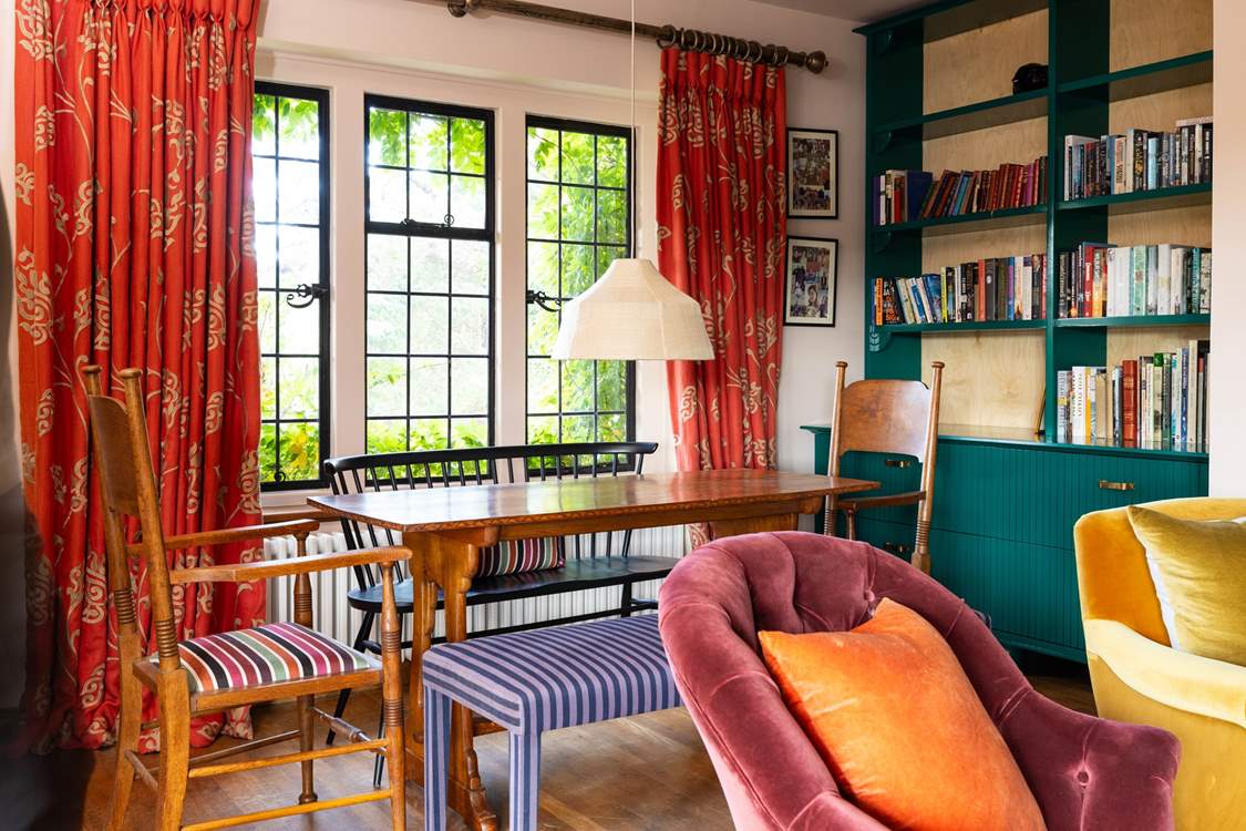 Plenty of holiday reading and board games to choose from.