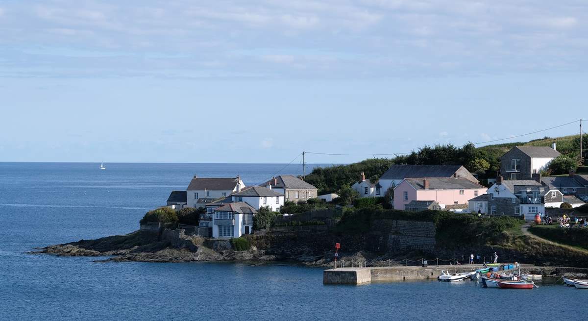 The harbour at Portscatho.