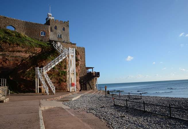Jacob's Ladder at nearby Sidmouth, there is a great restaurant and tea shop to reward you at the top.