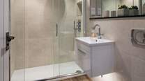 The spacious en suite shower-room for bedroom 1.