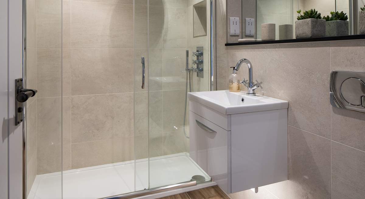 The spacious en suite shower-room for bedroom 1.