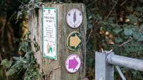 The East Devon Way is just a short walk from Larch Barn.