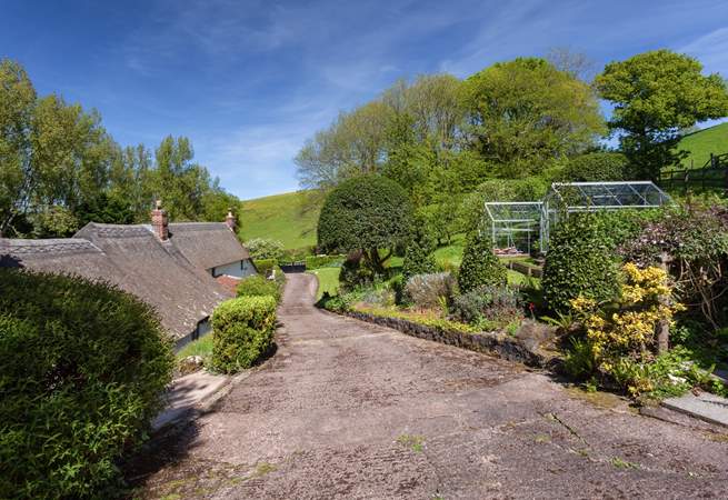 The owner lives nearby in this Listed cottage, that you will drive past to reach Larch Barn.