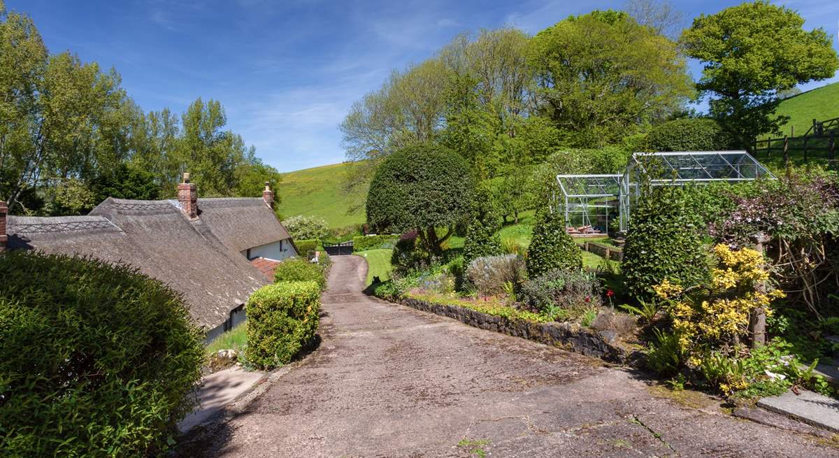 The owner lives nearby in this Listed cottage, that you will drive past to reach Larch Barn.