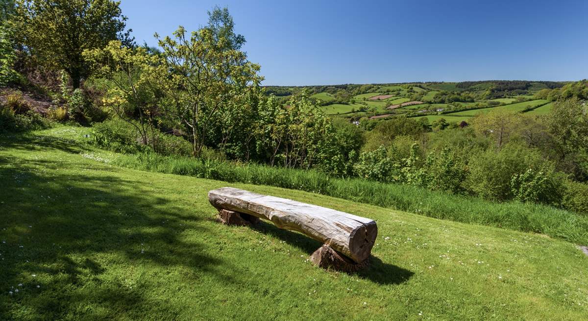 This grassed area beside the barn allows you to be surrounded by nature.