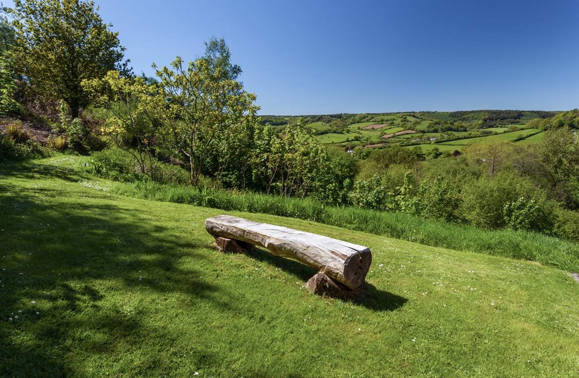 This grassed area beside the barn allows you to be surrounded by nature.
