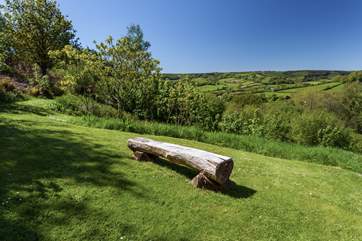 This grassed area beside the barn allows you to be surrounded by nature.