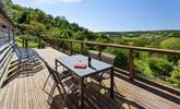 Larch Barn has spectacular views from the west-facing terrace that runs the length of the barn. You may see deer and will hear buzzards, pheasants and owls call. - Thumbnail Image