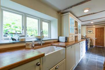 ...and of course the obligatory butler sink.