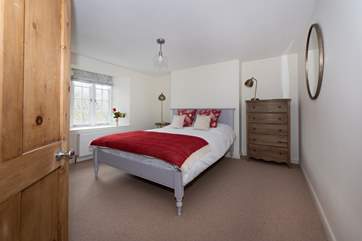 Bedroom 1 has a super-comfy king-size bed.