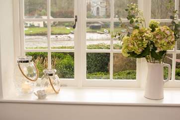 The views can be enjoyed from the sitting-room.