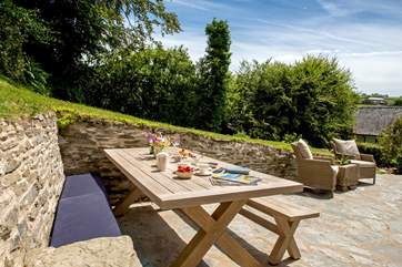 ...and when you want to dine in the best of the Cornish sunshine