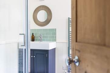 Take a peak into the downstairs shower room