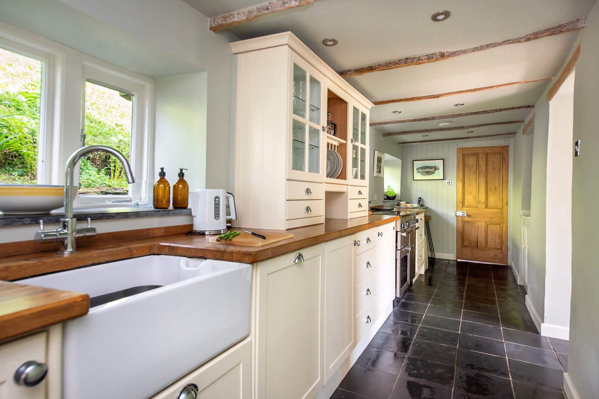 ...with of course, the obligatory butler sink.