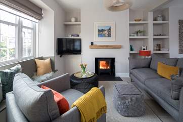 Spark up the wood-burner, put your feet up and relax.