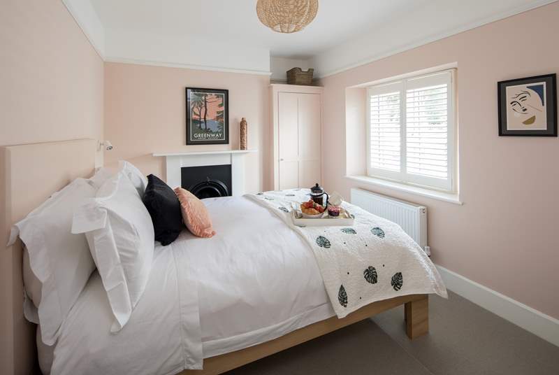 Bedroom 2 is beautifully light and airy.