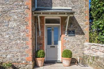 A welcoming sight on arrival.