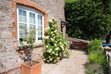 Outside Agatha Cottage