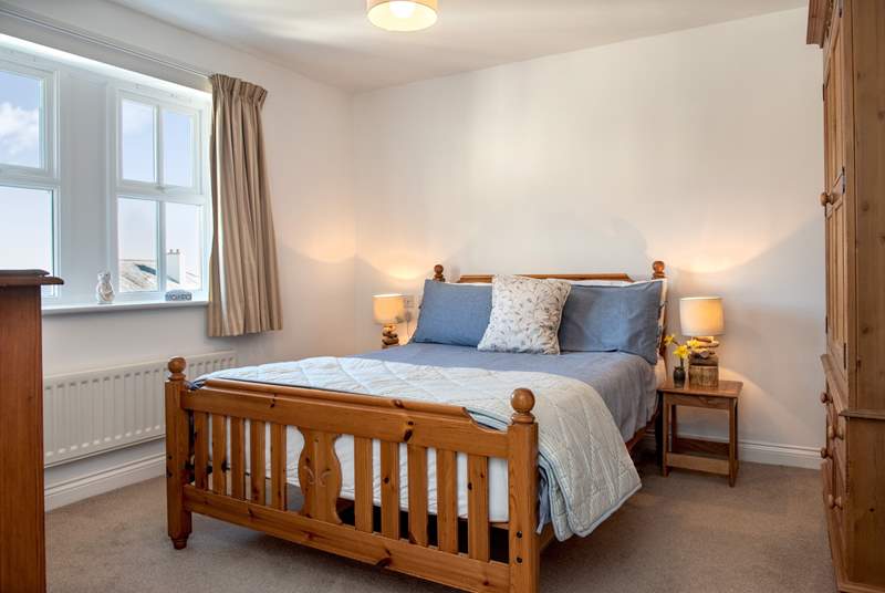 Castle View has three lovely bedrooms and there is also a fourth room, which can be used as a cot-room or for storing your luggage.