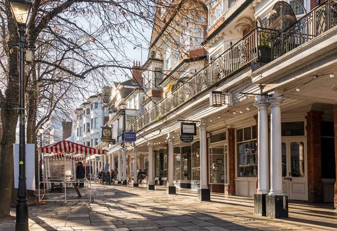 For a spot of retail therapy visit Royal Tunbridge Wells.