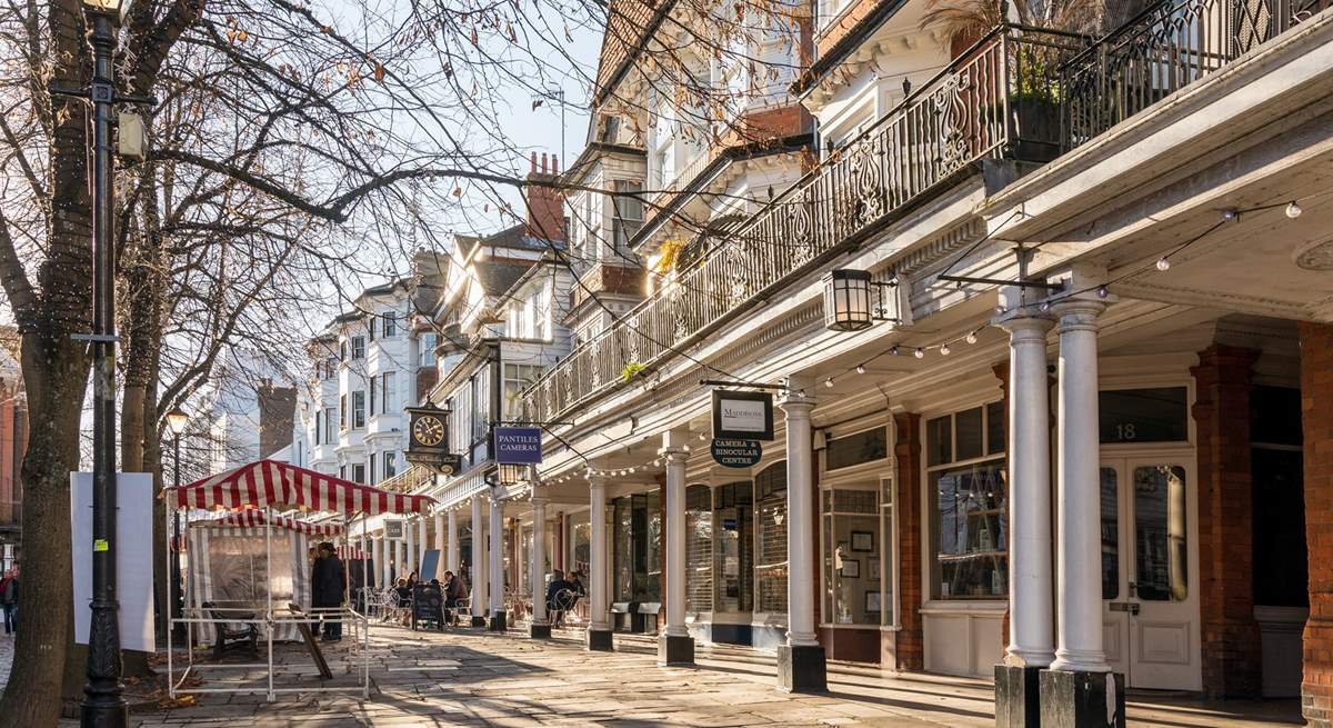 For a spot of retail therapy visit Royal Tunbridge Wells.