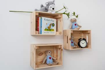 The owners have very kindly provided their younger guests with lots of books to read and puzzles to enjoy.