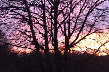 The sunsets are quite magical.