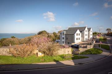 The stunning development, with sea views!