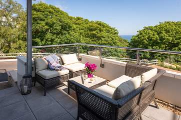 The gorgeous balcony at North Shore, has steps leading up to it from the car park, so please keep an eye on children at all times.