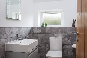 The upstairs little cloakroom is very handy.